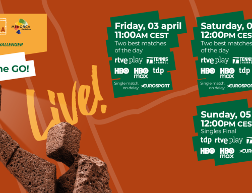 El Open Menorca ATP Challenger 100 refuerza su alcance con retransmisiones internacionales en su tramo decisivo